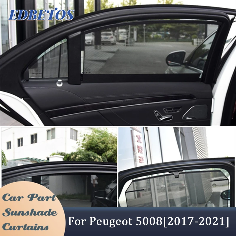 

Automatic Retractable Car Window Sunshades For Peugeot 5008 MK2 5008 II 2 SUV 2nd Gen 2017 2018 2019 2020 2021 Sun Shades