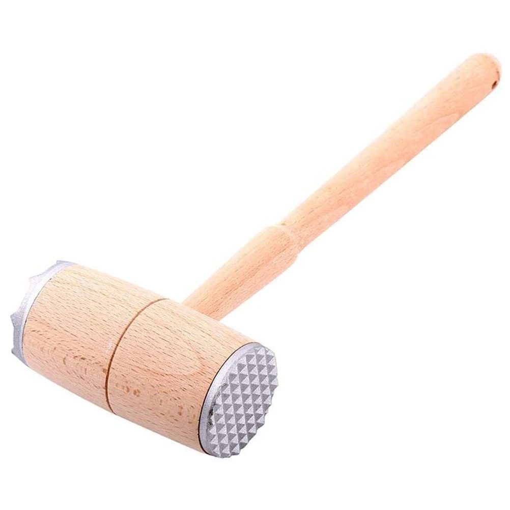 Двухсторонний молоток для мяса деревянный мясной тендеризатор инструмент
