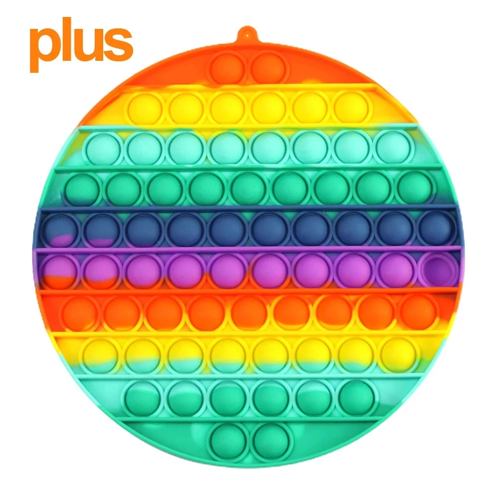 

Big Size Fidget Toy Simple Dimple Autism Needs Squishy Stress Reliever Toys Push Fidget Decompression Toys Adult Kids