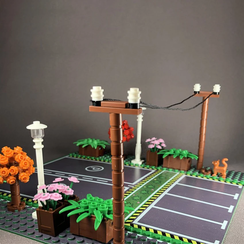 Детский конструктор из проволоки с изображением дороги|Блочные конструкторы| |