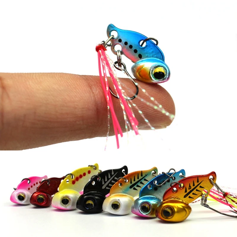 1 шт. металлическая блесна VIB вибрационная ложка приманка для рыбалки с крючком