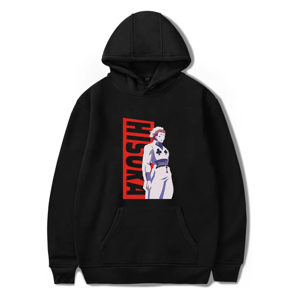 

Hunter X Hunter Hisoka Anime Hoodie Men Hooded Sweatshirt Hip Hop Street Wear Sweatershirts Skateboard Male/Woman Funny Clothing