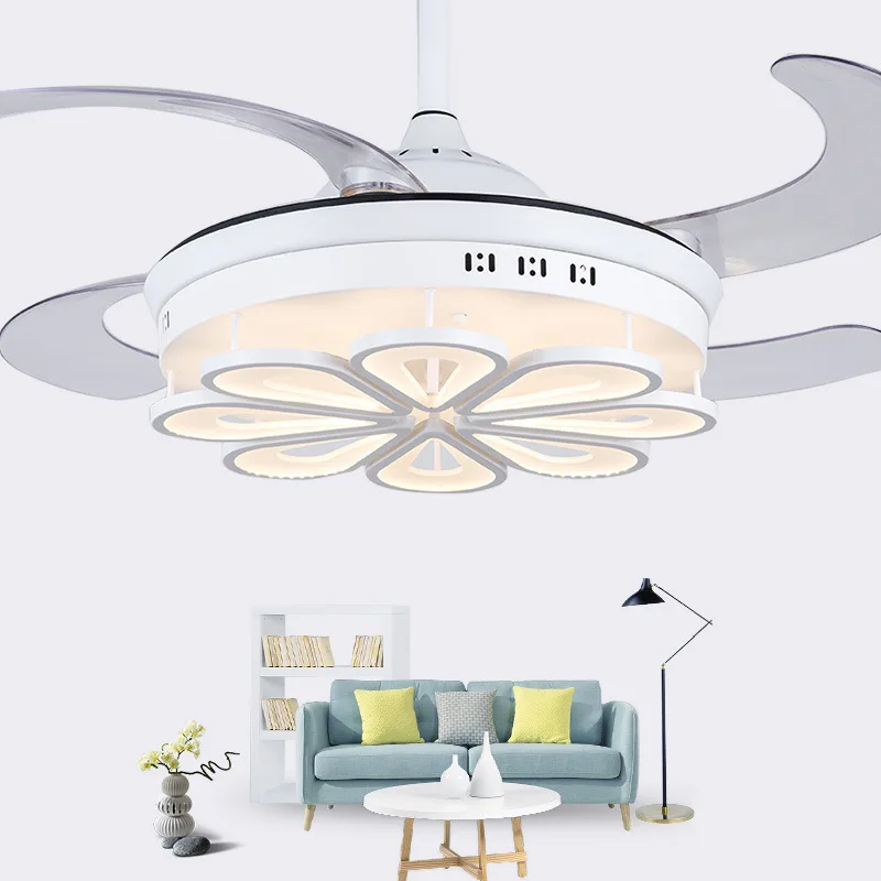 Невидимая люстра-веер современная простая лампа для столовой гостиной спальни