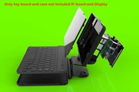 raspberry pi offical touchscreen case bracket and bluetooth keyboard for pi 4b and offical 7 touch display