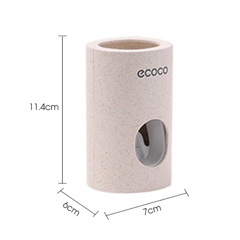 

AHAWILL Automatic Toothpaste Dispenser WallHanging Toothpaste Squeezer Punch-free Toothbrush Holder Bathroom Accessories