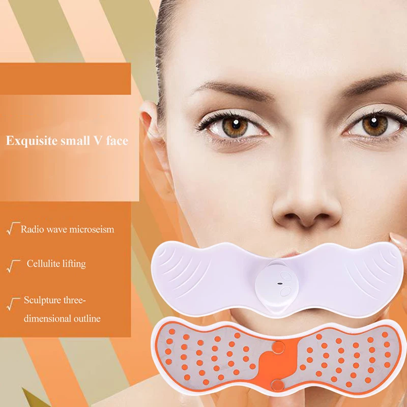 Горячий аппарат для подтяжки кожи лица мышцы стимулятор V массажер похудения EMS с