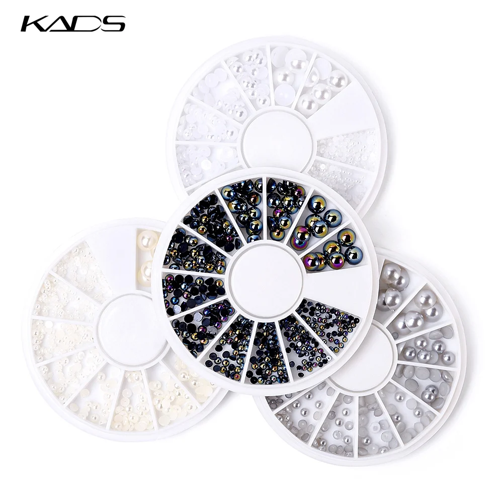 KADS Дизайн Моды Блеск Алмазный 3д Искусство Ногтей Стразы Украшения Для Накладных