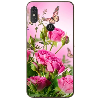 Чехол для телефона чехол для Motorola One XT1941 XT1941-1 XT1941-3 XT1941-4 XT1941-5) с цветочным узором в виде ракушки чехол для Moto ОДИН XT 1941 - Цвет: w63