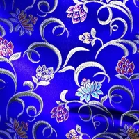 small flower silk satin fabric brocade satin tang suit cheongsam national costume babydoll