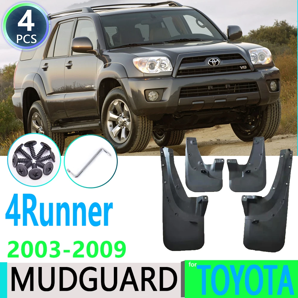 for Toyota 4Runner 4 Runner SUV 2003~2009 2004 2005 2006 2007 08 Car Fender Mudguard Mud Flaps Guard Splash Flap Car Accessories