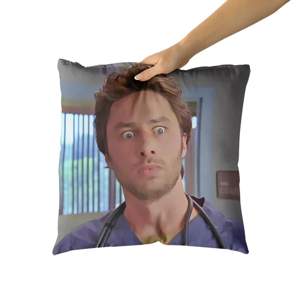 Zach Braff J.D хлопчатобумажные брезентовые наволочки на заказ для диванных подушек