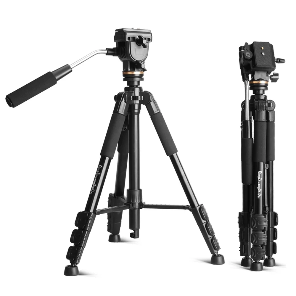 QZSD Q111S Q111 S Video DSLR Digital Camera Tripod Portable Professional Photography Stand for Travelling Phone | Электроника