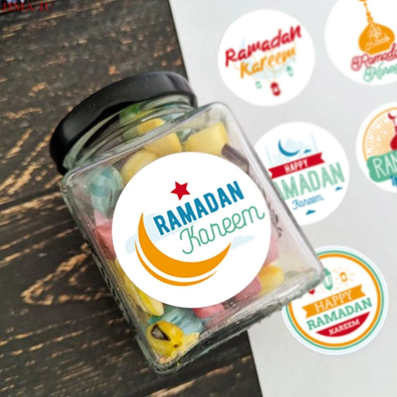 

120pcs Ramadan EID Mubarak Decorations Paper Sticker Gift Lable Seal Sticker Hot