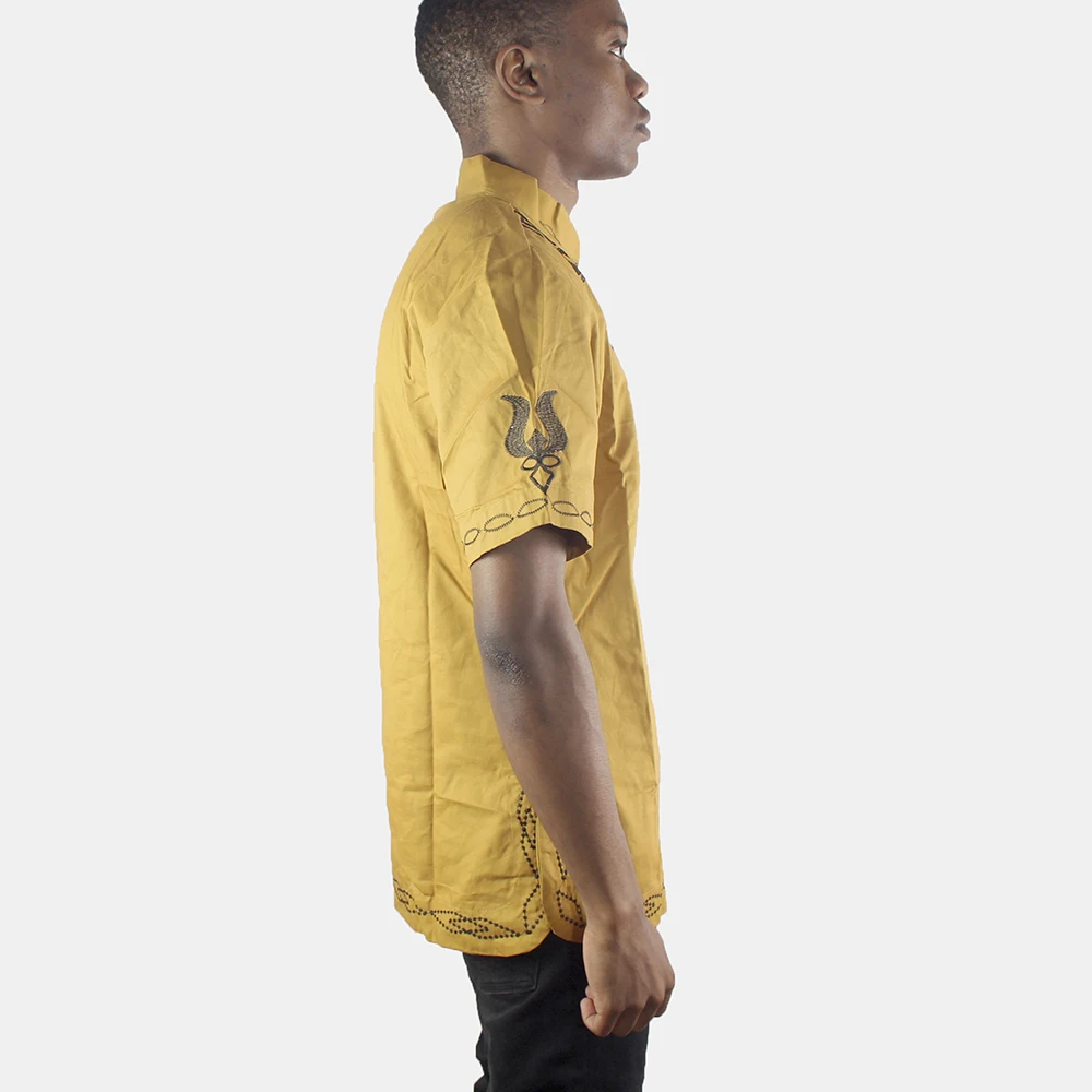muslim shirt kurta men African Man Casual Top Kwanzaa Embroidery Dashiki Summer Men's t-shirt мусульманская одежда для мужчин