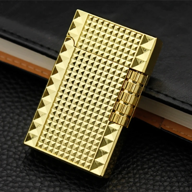 Высококлассная металлическая газовая зажигалка с бутановым пламенем гаджеты