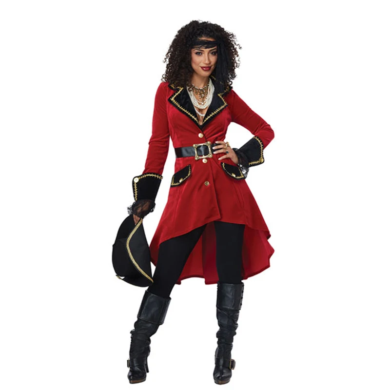 

Women Sexy Pirate Costume Halloween Salior Warrior Cosplay Carnival Adult Halloween Fancy Party Dress Outfit Carnival Suit