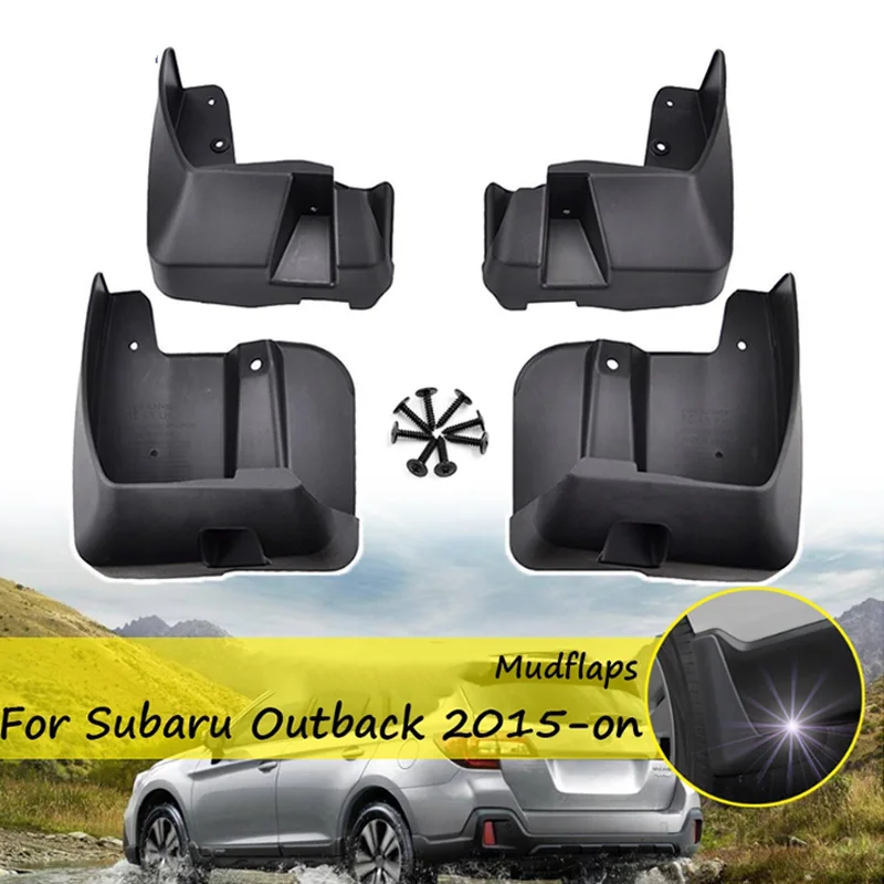 Car Mudflaps for Subaru Outback 2015 -On Mud Flaps Splash Guards Mudguards Front Rear Fender Protector 2016 2017 2018 2019 2020 |