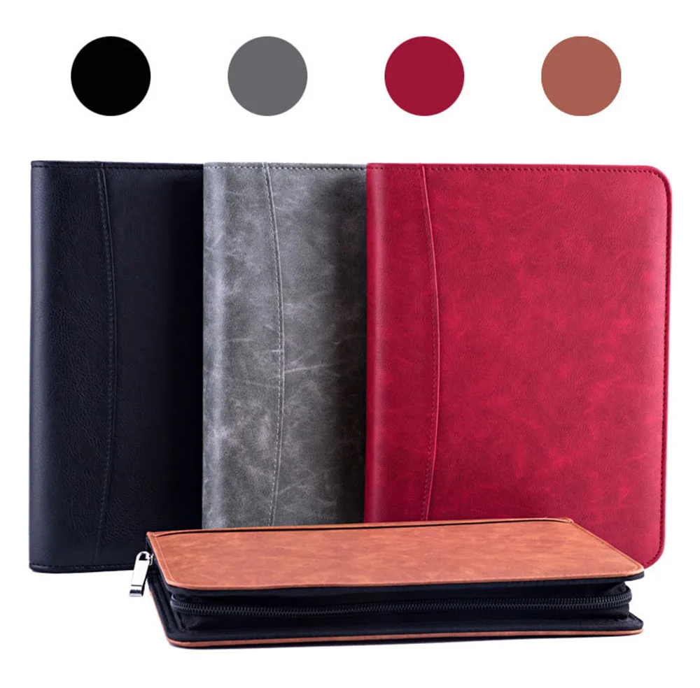 А5 Папка для документов с калькулятором на молнии Fichario Binder Padfolio портфель для ноутбука сумка для путешествий