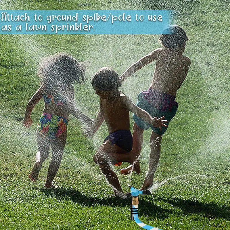 

Children's Trampoline Sprinkler-Fun Summer Outdoor Water Park Suitable for Boys Girls Adults to Play in the Courtyard