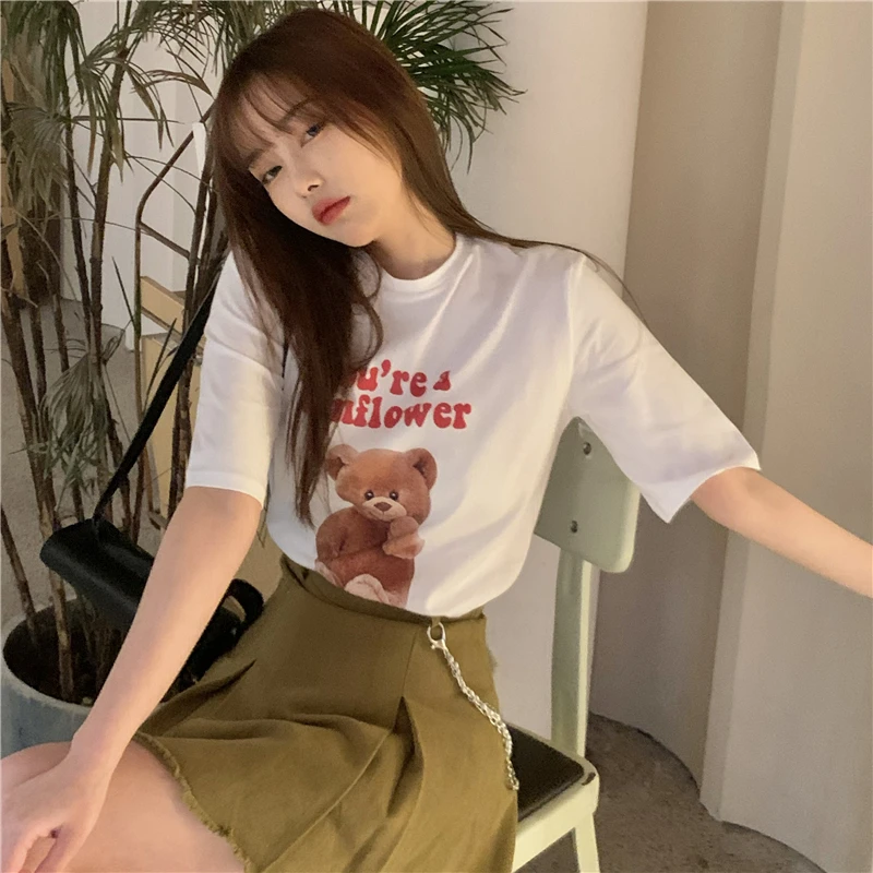 

Summer new Korean loose Student Short Sleeve T-Shirt
