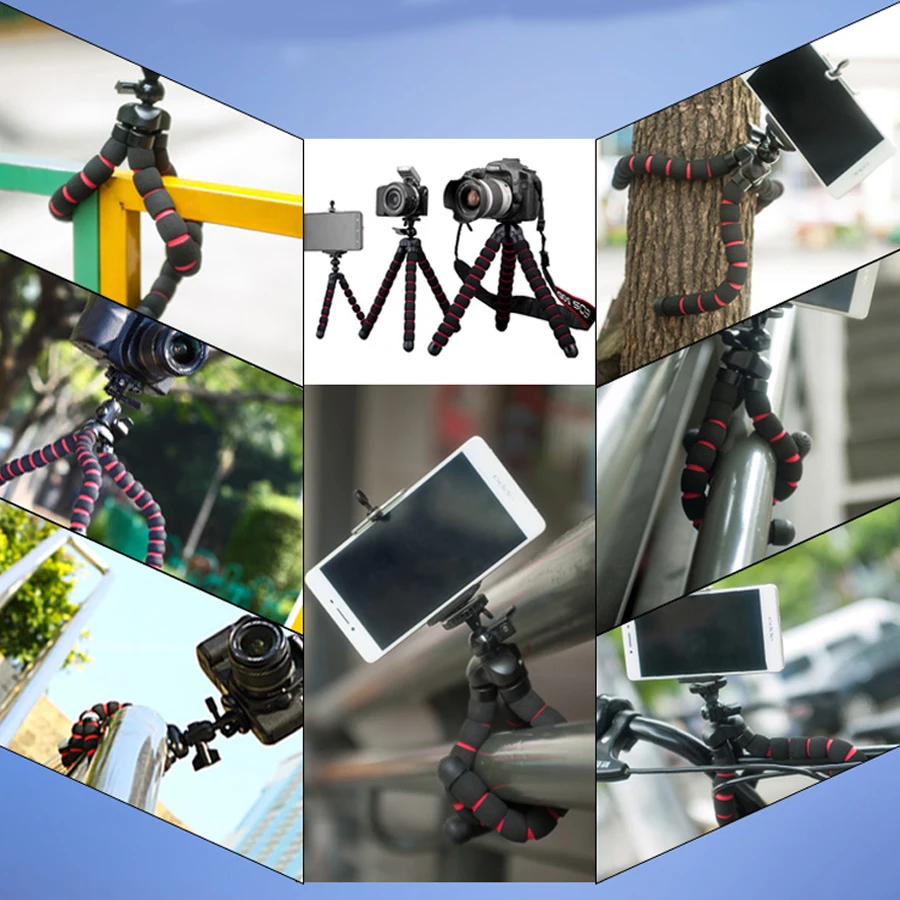 Съемка осьминога штатив для камеры маленький средний большой Мобильный телефон