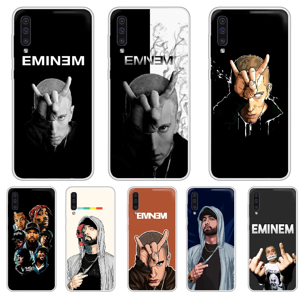 EMINEM Рэппер чехол для телефона XIAOMI Redmi Note 3 4 5 6 7 8 9 9s Pro max 8T 4X Прозрачный задний тренд