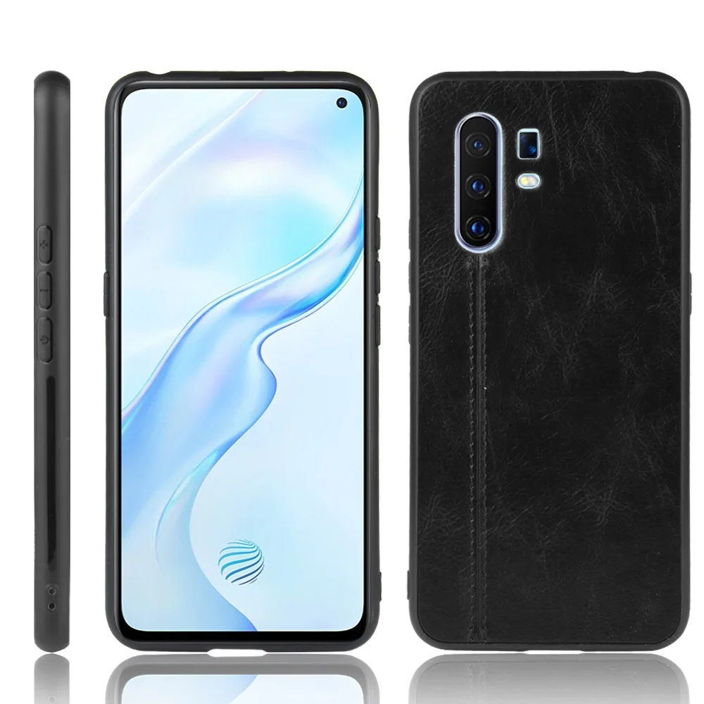 Чехол с текстурой ковбоя для Vivo X30 Pro X30Pro чехол кожаный узором защитная задняя
