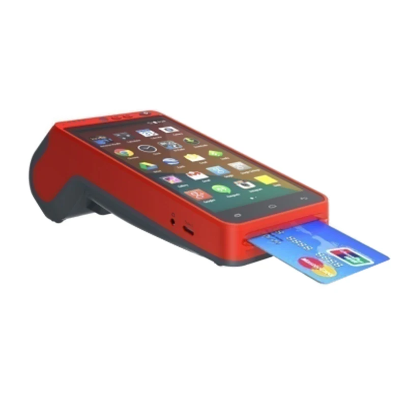 Портативный терминал Android Pos System с 5 "сенсорным экраном 4G WIFI NFC Встроенный