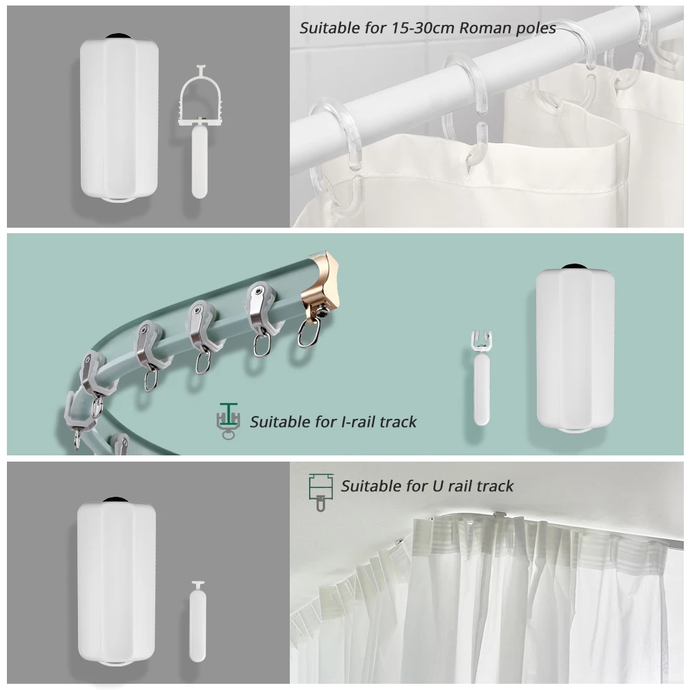 Умный водитель для занавесок Tuya римских типа I U Wi-Fi Smart Life Alexa Google Home голосовое