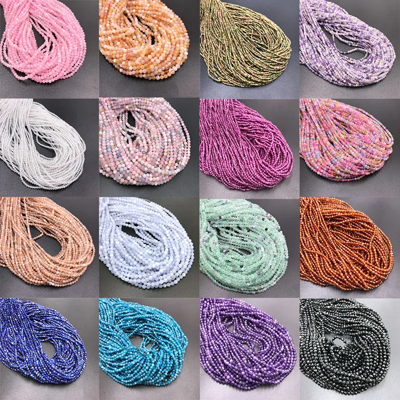 Круглые бусины, 45 типов, 2/3/4 мм