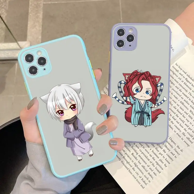 

Yinuoda Kakuriyo No Yadomeshi Phone Case for iPhone X XR XS 7 8 Plus 11 12 13 pro MAX 13mini Translucent Matte Shockproof Case