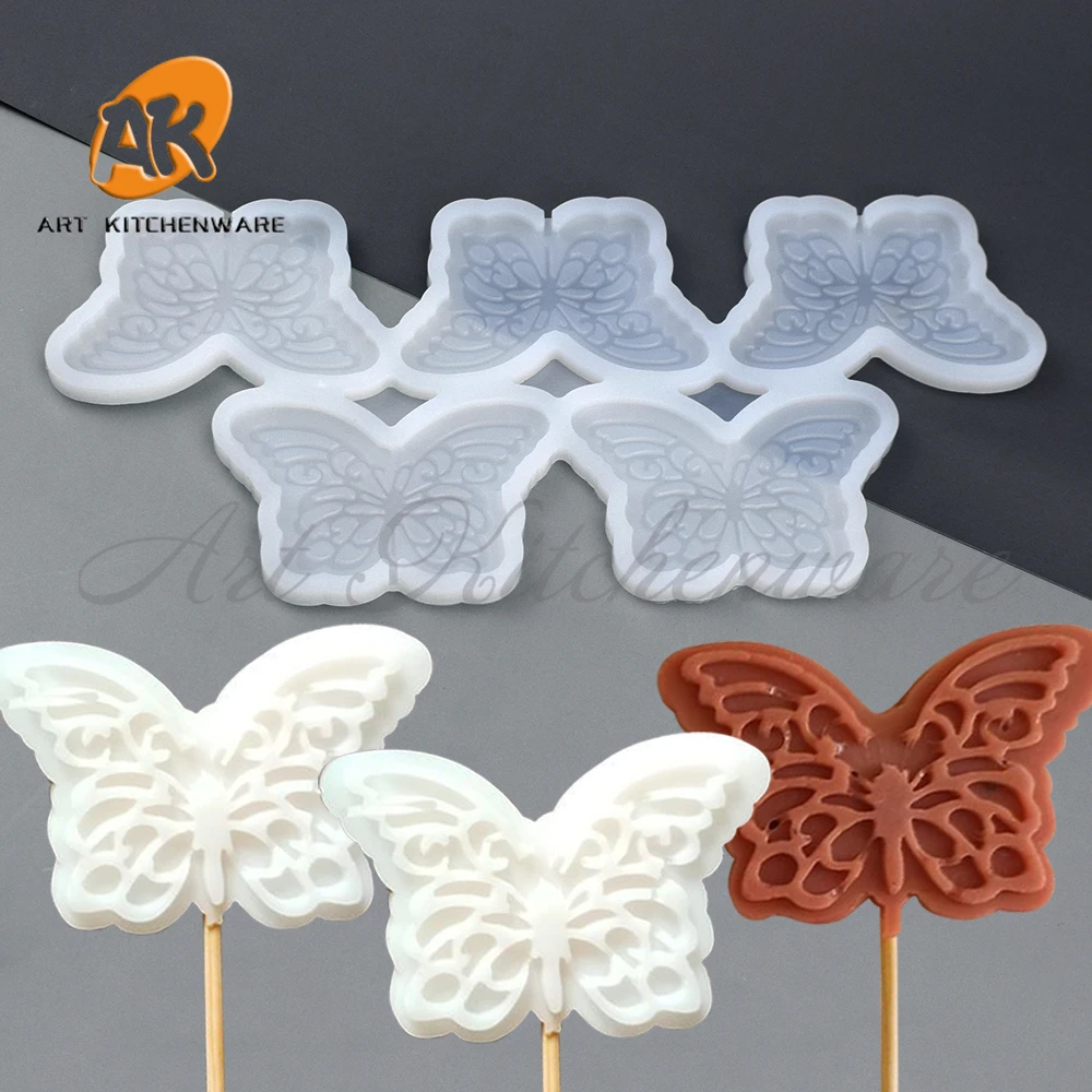 

New Arrival Various Beautiful Easter Egg & Rabbit Epoxy Lillpop Molds Cake Decoration Silicone Cake Mould Kitchen Baking Tool