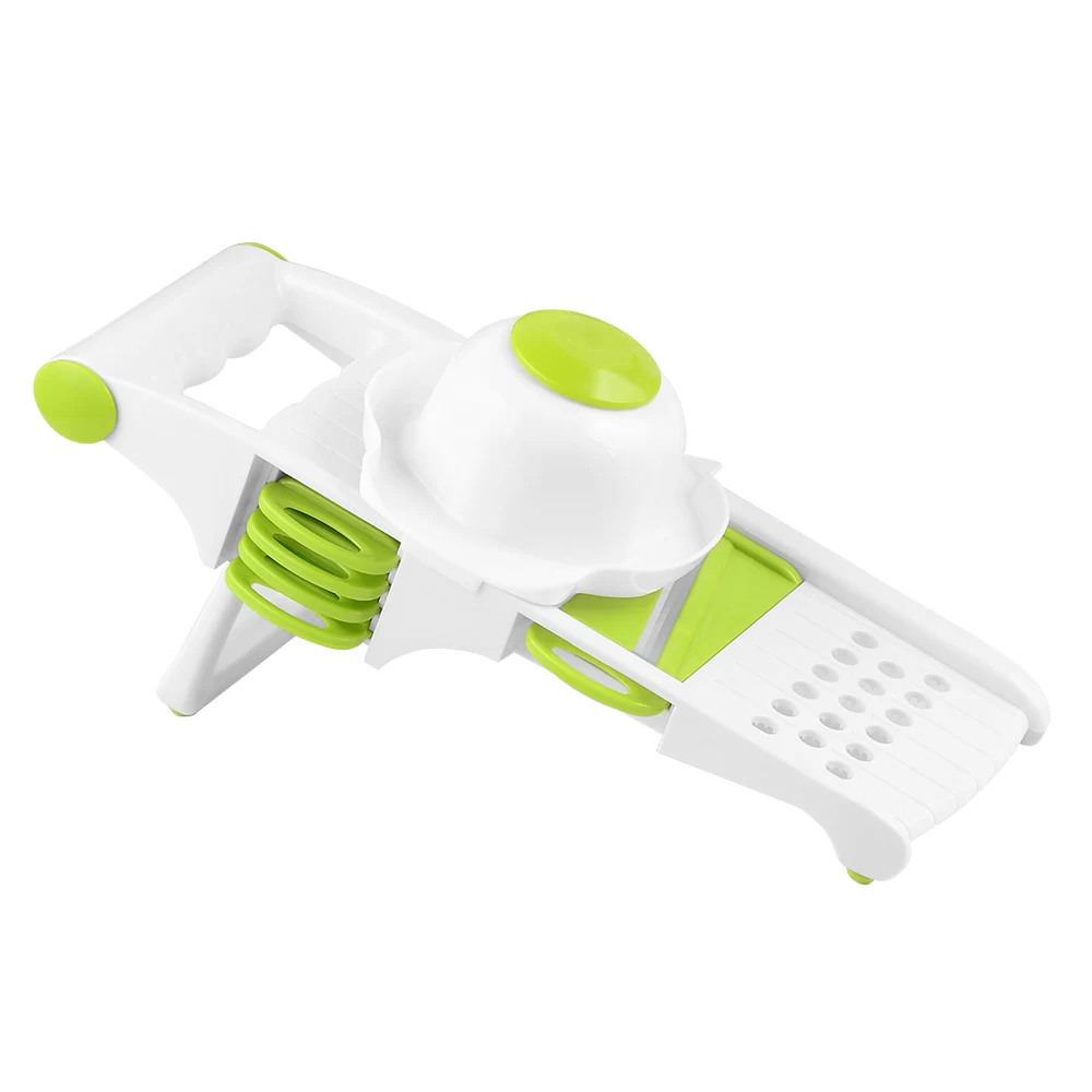 green2 SOWOLL мандолина слайсер Spiralizer овощерезка лук еда мандолина слайсер резак измельчитель и Терка слайсер цуккини инструменты - Цвет: green2