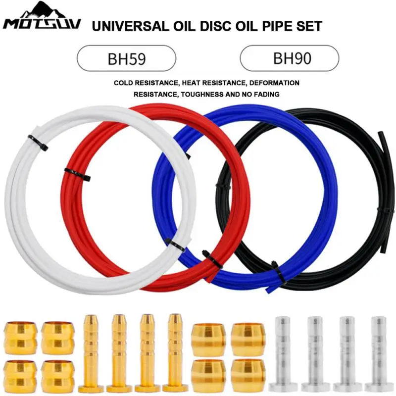 

MOTSUV 2.5m Bicycle Brake Hose Hydraulic Disc MTB Brake Hose 5mm Olive Head Oil Tube Pipe Cable Set Kits BH59/BH90 Bicycle Part