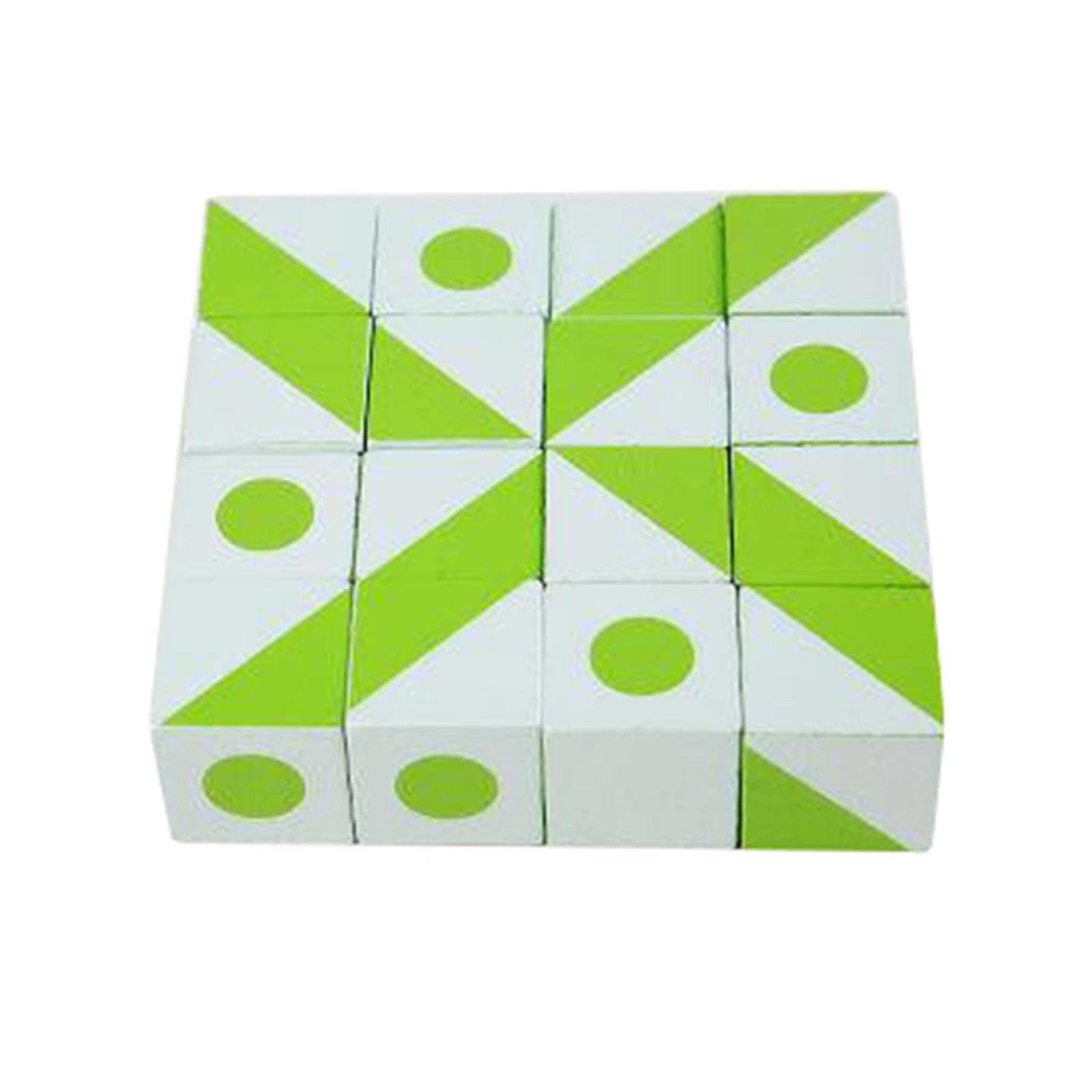 

Wooden Matching Block Puzzles Building Cubes Early Educational Toys for Kids