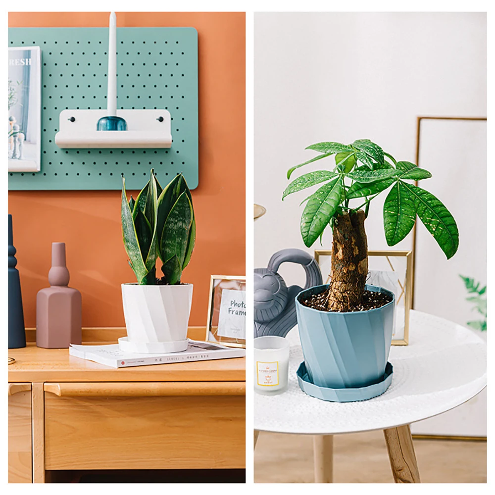 Плотный пластиковый цветочный горшок 1 шт. украшение для дома и сада Модный