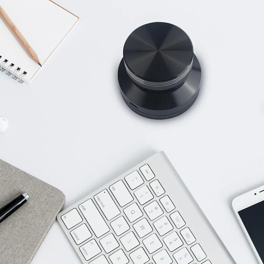 

AIMOS USB Audio Volume Controller Knob Rotary PC Computer Speaker Volume Adjuster Control Switch for Win7/8/10/XP