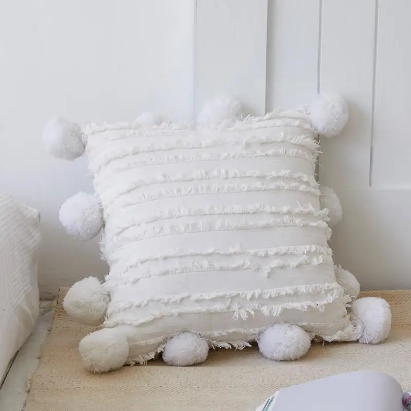 35 Твердый чехол для подушки в цветочек Ленточки квадратная Подушка Чехол белого