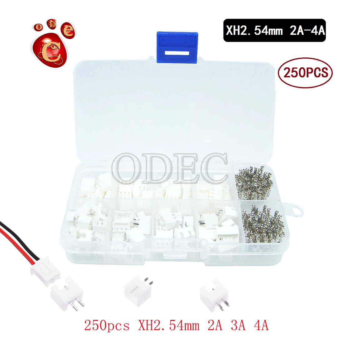 

XH2.54mm 2A 3A 4A 2Y 3Y 4Y PCB PCB Row Socket Terminal Set 250PCS