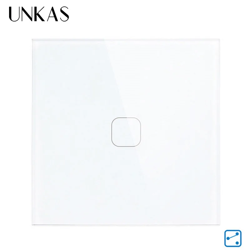 Сенсорный светильник ель света UNKAS европейского стандарта 1 клавиша 2 канала