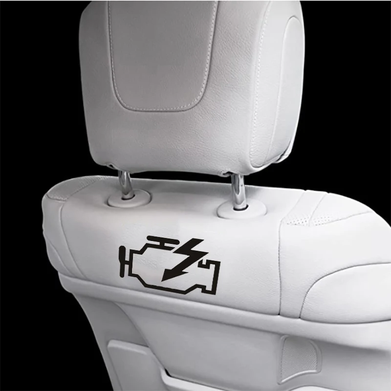 13 см X 8 автомобильный Стайлинг проверка двигателя свет целлюлозная наклейка