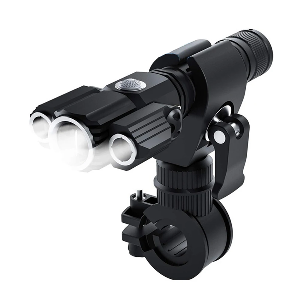 

Bicycle Cycling Handlebar Mount Road LED Light Lamp Flashlight with Taillight Bicycle Accessories Replacement Parts