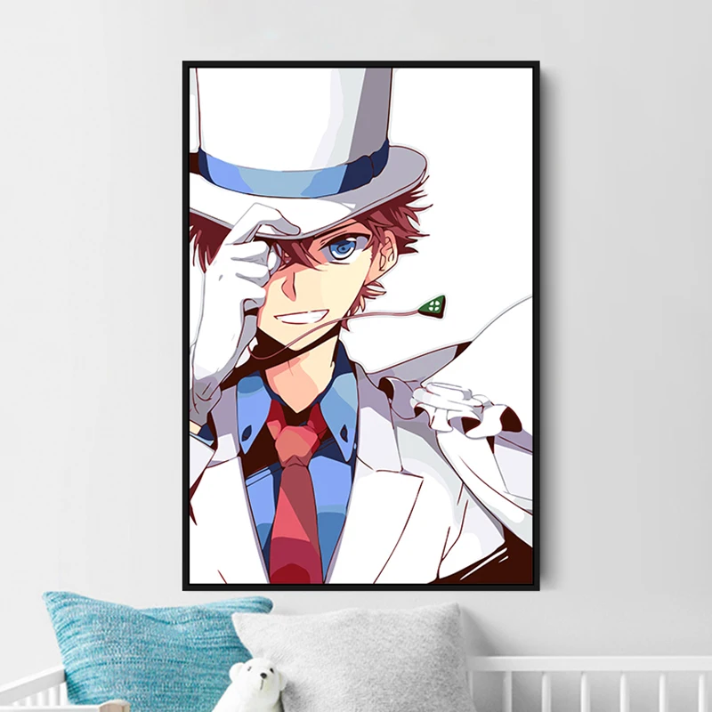

Classic Anime Detective Conan Poster Pictures Canvas Painting Prints Cartoon Posters Wall Art Cuadros for Living Room Home Decor