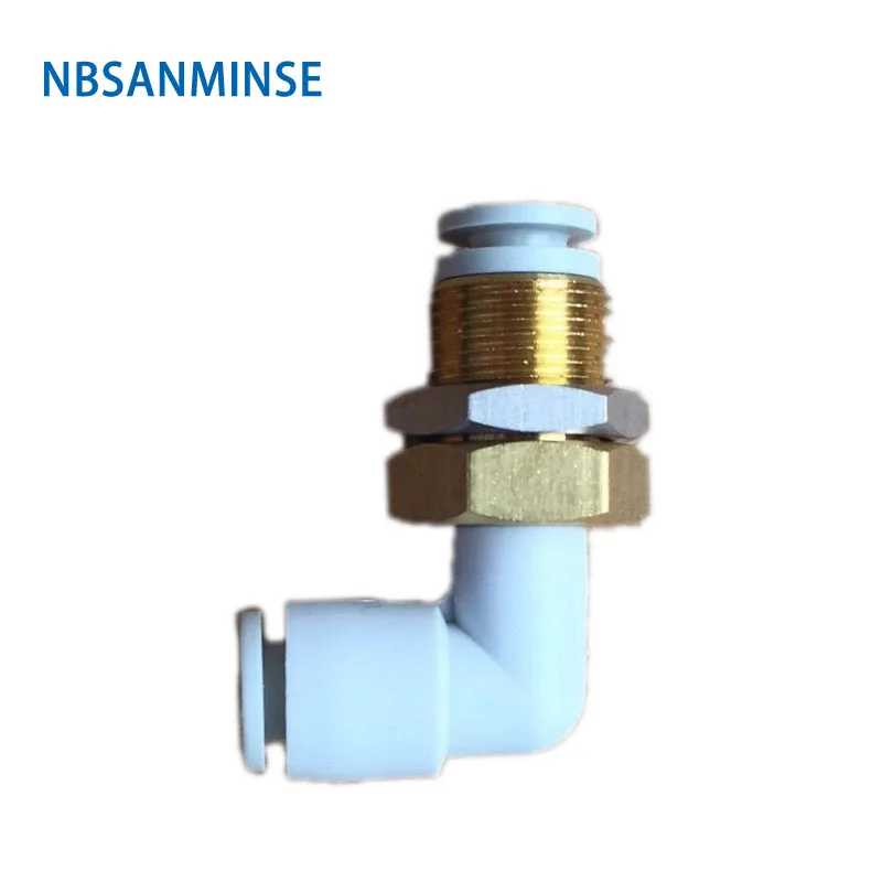 Купи NBSANMINSE 10pcs/lot Q2LE06-00 Q2LE08-00 10Bar Pneumatic Fitting Brass+Plastic Fitting Air Fitting Elbow Fitting за 1,625 рублей в магазине AliExpress