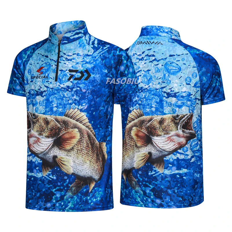 

2021 DAIWA летняя спортивная одежда для рыбалки, дышащая рубашка с длинным рукавом для велоспорта и рыбалки, Солнцезащитная походная одежда