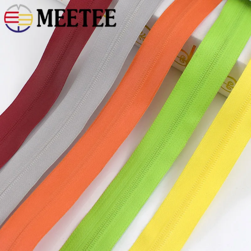 Нейлоновая катушка Meetee 2/5M 3 #5 # Водонепроницаемая молния с цветной кодировкой