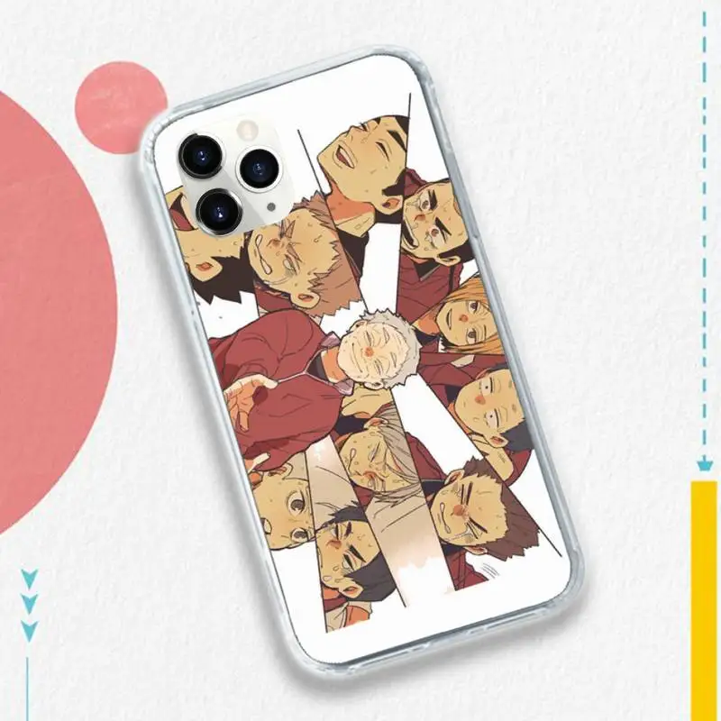 

Cat Nekoma High School Haikyuu Anime Phone Case for iPhone 11 12 pro XS MAX 8 7 6 6S Plus X 5S SE 2020 XR