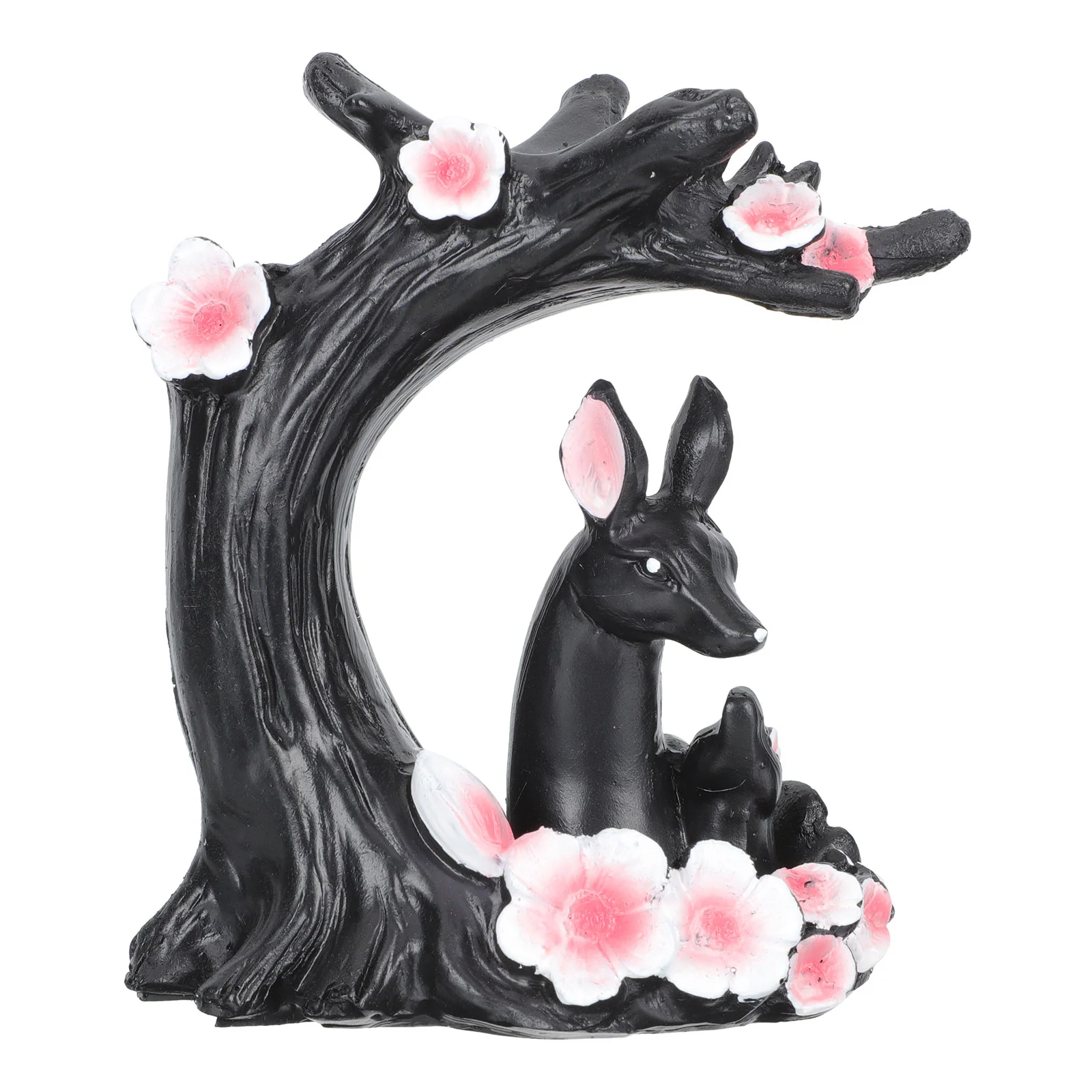 

Модель оленя сливового дерева Sika, кристаллическая основа, держатель с орнаментом