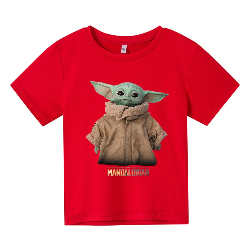 

Boys T-shirt girls tops children clothing print summer casual cute O-collar baby girl T-shirt boy tops children clothes