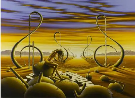 

Inspired - Salvador Dali Art Film Print Silk Poster Home Wall Decor 24x36inch